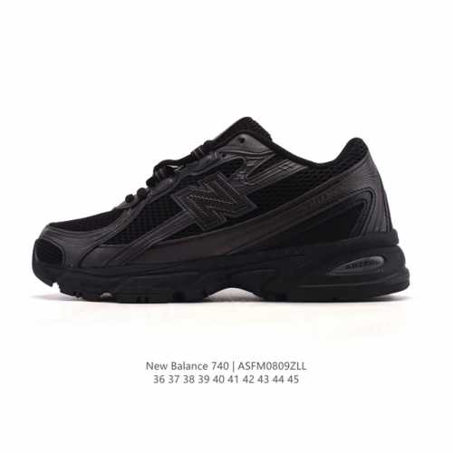 New Balance Mr740 Nb新百伦系列复古老爹风休闲运动慢跑鞋。采用轻质牛剖革拼接透气网眼衬垫织物鞋面材质 T-Beam大底提供足步弓支撑 保持步态