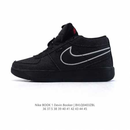 公司级 新品 耐克新款男女士运动鞋 厚底增高板鞋，Nikebook1Devinbooker签名球鞋时尚休闲运动篮球鞋。Devinbooker首双签名篮球鞋Nik - 点击图像关闭