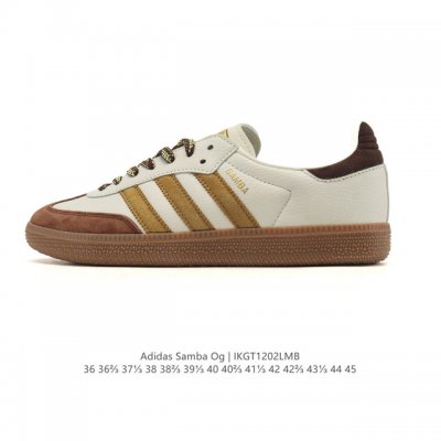 阿迪达斯 德训鞋 Adidas Originals Samba Og Shoes 经典运动鞋小白鞋 T头鞋 男女鞋 彰显休闲摩登风情的时尚经典鞋。它诞生于50年