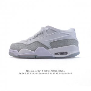 耐克 Nike Air Jordan 4 Retro Og迈克尔 乔丹Aj4代乔4 低帮复古休闲运动文化篮球鞋。秉承轻量化的速度型篮球鞋设计思想完成设计，降低重