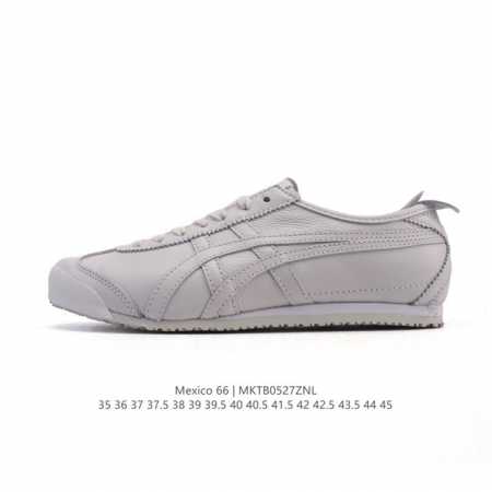 公司级 Asics 亚瑟士 女鞋真标半码制 配足弓鞋垫 日产经典老牌-鬼塚虎 Onitsuka Tiger Mexico 66经典墨西哥系列复古经典百搭板鞋休闲 - 点击图像关闭