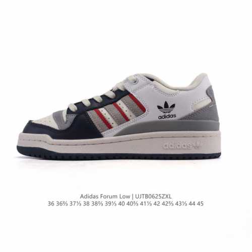 Adidas 阿迪达斯 三叶草 Forum Low 男女运动板鞋 2025年新款 蛇年限定 摩登演绎篮球风的经典鞋。英文的“Forum”，是进行表达的场所，在这