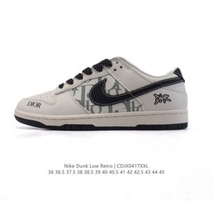 公司级 耐克 Nike Dunk Low Retro 运动鞋复古板鞋2025年新款，作为 80 年代经典篮球鞋款，起初专为硬木球场打造，后来成为席卷街头的时尚标