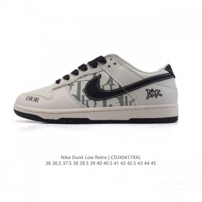 公司级 耐克 Nike Dunk Low Retro 运动鞋复古板鞋2025年新款，作为 80 年代经典篮球鞋款，起初专为硬木球场打造，后来成为席卷街头的时尚标
