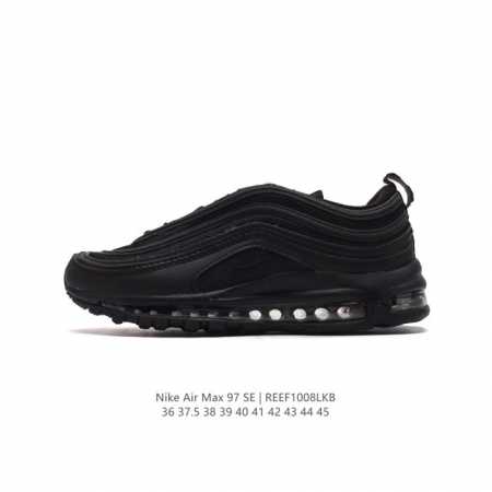 耐克nike休闲鞋 经典 气垫 Air Max 97 子弹气垫低帮运动鞋。Air Max '97 运动跑鞋以流线型鞋身和卓越科技为热爱运动的你造就全方位防护，强 - 点击图像关闭