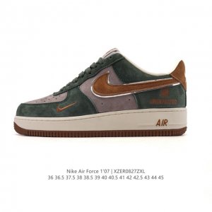 耐克 Nike Air Force 1 '07 Low 空军一号含气垫 小白鞋 2025年 蛇年新款 低帮百搭厚底增高休闲运动板鞋。柔软、弹性十足的缓震性能和出