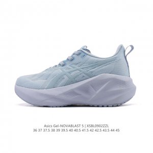 Asics Novablast 5轻量跑鞋 低帮轻量透气缓震休闲运动跑步鞋 Novablast 5 鞋款秉承 Asics 设计理念 尊重日本的“改善”、持续改进