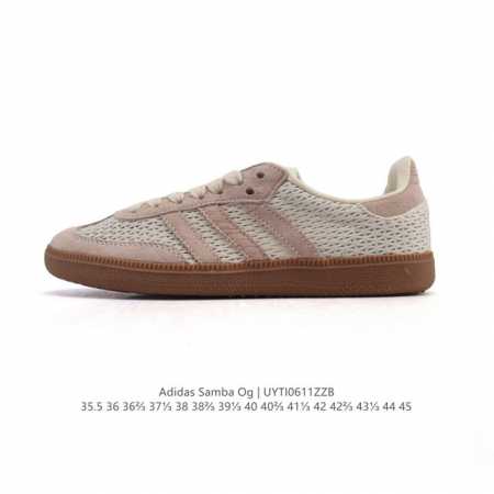 阿迪达斯 德训鞋 Adidas Originals Samba Og Shoes 经典运动鞋小白鞋 T头鞋 女鞋 彰显休闲摩登风情的时尚经典鞋。它诞生于50年代 - 点击图像关闭