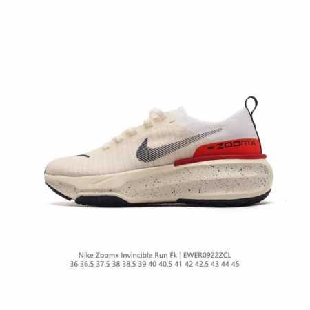 耐克 Nike Zoomx Invincible Run Fk 3 机能风格运动鞋 厚底增高老爹鞋。最新一代的invincible 第三代来了！首先鞋面采用的是 - 点击图像关闭