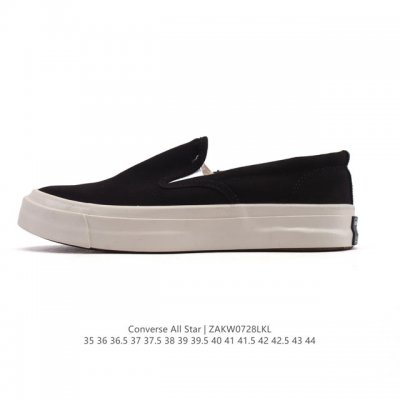 新品 Converse匡威休闲鞋 一脚蹬One Star Cc Slip Pro男女滑板鞋 时尚运动鞋 545C 黑 白Golf Wang 携手 Convers
