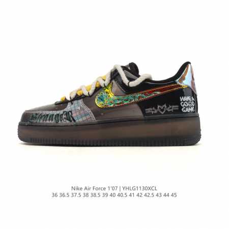 公司级 Af1耐克 Nike Air Force 1 ‘07 Low 空军一号 2025年 新款 解构绑带 双鞋带 厚底增高百搭运动板鞋 原楦头原纸板 打造纯正 - 点击图像关闭