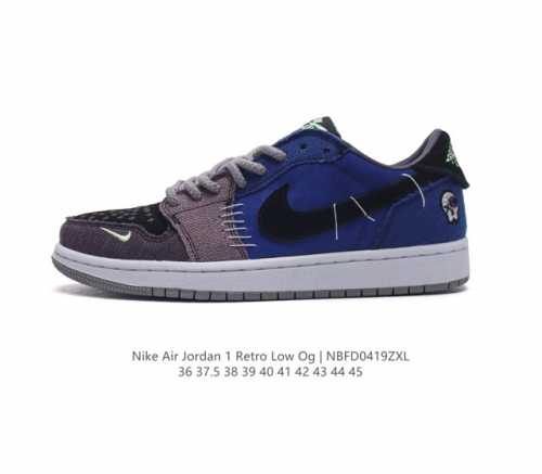 耐克 胖虎aj1代 乔丹1代 巫毒娃娃 规格真不低！Nba锡安 威廉姆森 Zion Williamson X Air Jordan 1 Low Og Voodo