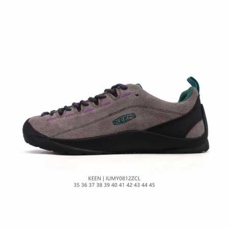 美国人气户外品牌-科恩Keen Jasper Rocks Sp贾斯珀都市系列复古低帮系带户外风露营徒步登山运动训练鞋 。原楦型开发纸版，采用固色翻毛皮鞋面材质， - 点击图像关闭