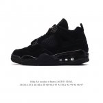 公司级 耐克 Nike Air Jordan 4 Retro Og迈克尔 乔丹aj4代乔4 中帮复古休闲运动文化篮球鞋。秉承轻量化的速度型篮球鞋设计思想完成设计