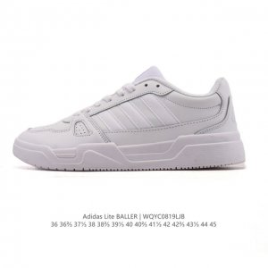 新品 阿迪达斯 Adidas Lite Baller 防滑耐磨 低帮小白鞋 复古休闲鞋 运动鞋 春夏季新款潮流百搭轻便运动滑板鞋休闲鞋 Jr5232搭配休闲运动