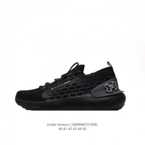 公司级under Armour Hovr Phantom 3 安德玛舒适减震防滑 低帮厚底增高老爹鞋 休闲运动跑步鞋。采用透气网眼鞋面搭配外翻式鞋口 为脚跟区域