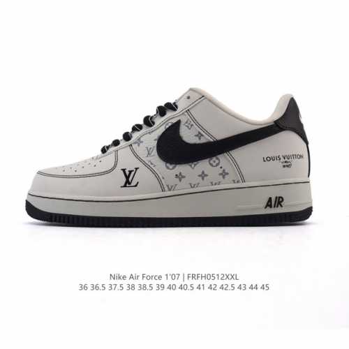 公司级 耐克 Nike Air Force 1 '07 Low 空军一号含气垫 小白鞋 路易威登联名 2025年 蛇年新款 路易威登联名 低帮百搭厚底增高休闲运