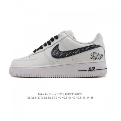 公司级 Af1耐克 Nike Air Force 1 ‘07 Low 空军一号 厚底增高百搭运动板鞋 原楦头原纸板 打造纯正空军版型，专注外贸渠道 全掌内置蜂窝