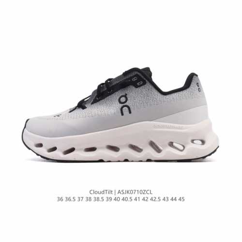 真标 昂跑 On 训练鞋Cloudtitl 2025新品 蛇年限定 新年鞋子 男女同款防水缓震徒步鞋 厚底增高运动老爹鞋。缓震性能提升：Cloudtilt 采用