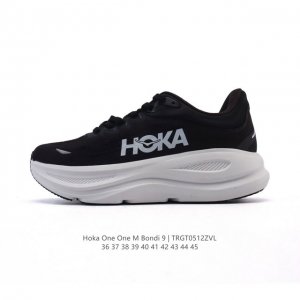 公司级 Hoka畅行无阻 Hoka One One Bondi 9 舒适百搭耐磨轻便 低帮跑步鞋 男女款。Bondi 9 最显著的变化在于其鞋底单元，原本扎实可