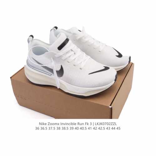 耐克 Nike Zoomx Invincible Run Fk 3 机能风格运动鞋 厚底增高老爹鞋。最新一代的Invincible 第三代来了！首先鞋面采用的是