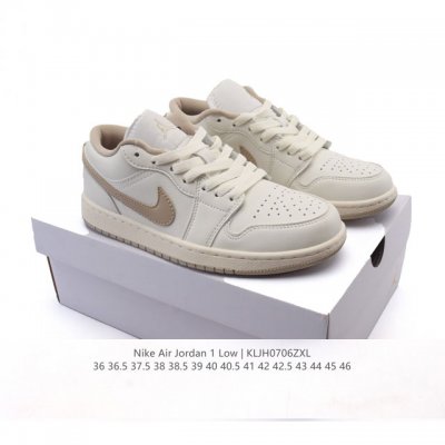 公司级 头层皮 耐克 乔丹Air Jordan 1 Low Aj1 乔1 乔丹1代Aj1 低帮复古文化休闲运动篮球鞋。从1985 年面世的元年款汲取设计灵感，采