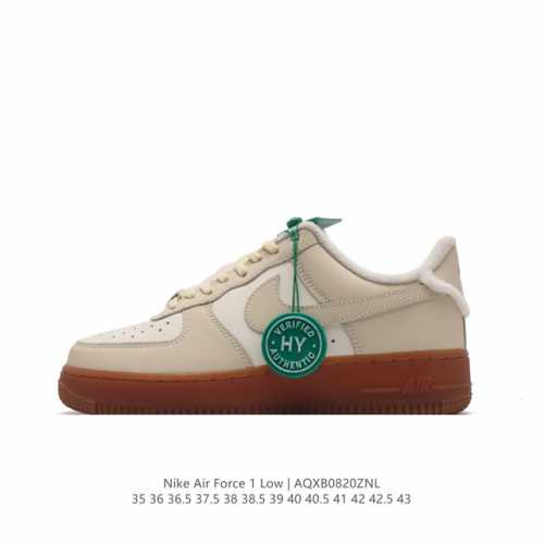 公司级 附赠送logo清洁刷 Af1耐克 Nike Air Force 1 ‘07 Low 空军一号厚底增高百搭休闲运动板鞋 原楦头原纸板 打造纯正空军版型，专