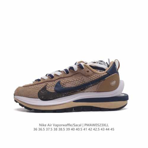 耐克 Nike 耐克双勾swoosh跑鞋 厚底增高运动鞋。Sacai X Nike Ldwaffle 慢跑鞋 Sacai 将 Nike 经典鞋款 Waffle
