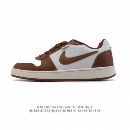 130 耐克Nike Ebernon Low男女子简版空军复古休闲板鞋运动休闲鞋。采用合成革鞋面，方便清洗，搭配侧面与后跟处的品牌标识，低鞋口设计，赋予脚踝灵活 - 点击图像关闭
