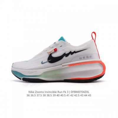 耐克 Nike Zoomx Invincible Run Fk 3 机能风格运动鞋 厚底增高老爹鞋。最新一代的Invincible 第三代来了！首先鞋面采用的是