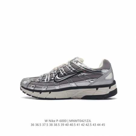 耐克 Nike 男女子休闲运动鞋p-6000Premium 轻便舒适透气防滑缓震耐磨跑步鞋。P-6000 是一款植根于 2000 年代风格的混合款式，让人想起去 - 点击图像关闭