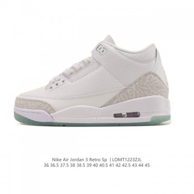 公司级 耐克 乔丹 Aj3 耐克 Nike Air Jordan 3 Retro Se 乔3 倒钩 中帮复刻篮球鞋 乔丹3代 三代 男女子运动鞋，作为 Aj 系