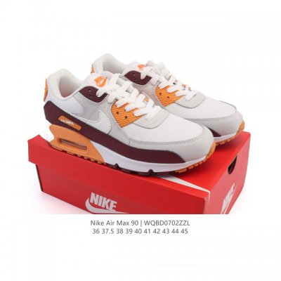 Nike耐克运动鞋 Air Max 90 健身运动跑鞋休闲鞋 复古风十足！Air Max 90 作为 Nike 旗下最经典的鞋型之一，凭借着百搭的造型，获得众多