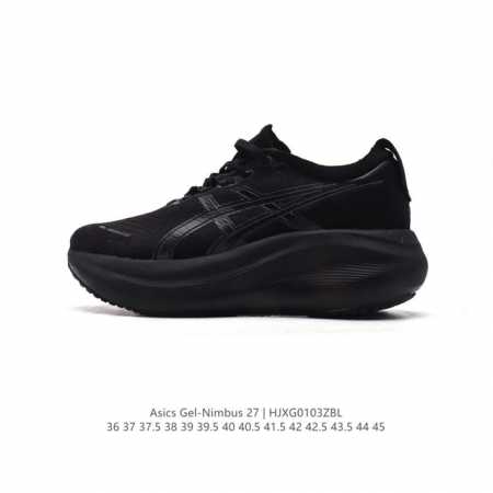 新品 Asics亚瑟士升级gel-Nimbus 27男跑鞋透气缓震回弹跑鞋n27跑步鞋该鞋款专为提高跑者舒适度和运动表现而设计，搭载了新型鞋面材料和更强的缓震性 - 点击图像关闭