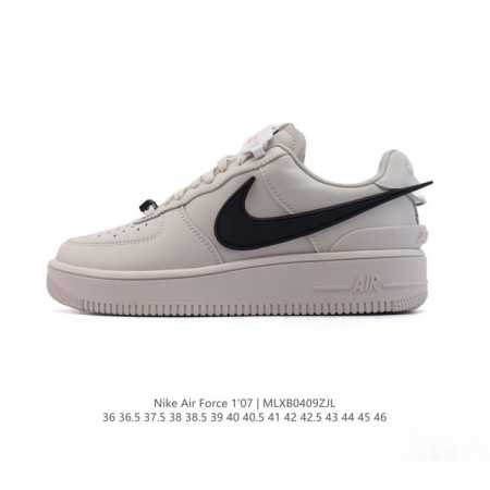 公司级 耐克 空军一号 附赠Logo品牌清洁刷！Af1 低帮休闲板鞋 Ambush X Nk Air Force 1'07 Low Sp 空军一号联名标志性的S - 点击图像关闭