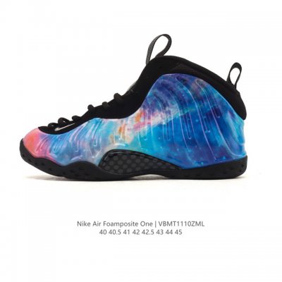 公司级 耐克Nike Air Foamposite One 男鞋 时尚运动鞋潮篮球鞋，它是一双内场的后卫战靴，97年1月份首期发行，使用Foamposite一次