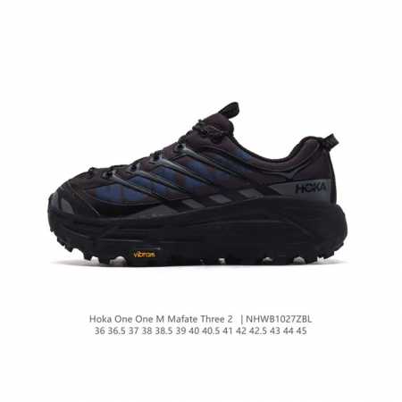 公司级 HOKA ONE ONE Mafate Three 2 男女子跑步鞋 越野跑新配色！采用 Mafate Speed 2 缓冲性良好的底部单元，搭载有快速 - 点击图像关闭