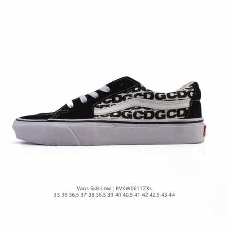万斯 Vans Sk8-Low 经典款 小红书爆款低帮休闲帆布拼接硫化板鞋 工艺：硫化1:1 重量1:1、真标、原钢印、材质标、鞋型标、合格证 尺码：35 36 - 点击图像关闭