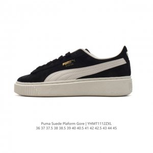 彪马 Puma 彪马蕾2代哈娜板鞋 休闲运动小白鞋厚底增高男女鞋。Puma Suede Platform Trace Suede 革新经典鞋款再度重磅来袭,这款