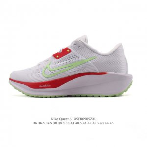 耐克Nike Air Quest 6 卡贾透质轻气休运闲 透气轻盈缓震跑步鞋，Nike Quest 6男女子透气轻盈缓震跑步鞋采用匠心设计，助你心愿成真。这款跑