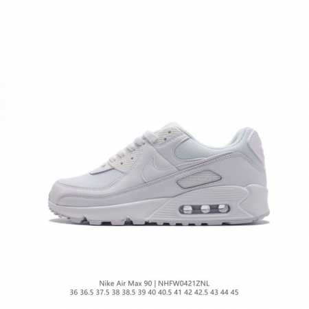 Nike耐克运动鞋 Air Max 90 健身运动跑鞋休闲鞋 复古风十足！Air Max 90 作为 Nike 旗下最经典的鞋型之一，凭借着百搭的造型，获得众多 - 点击图像关闭