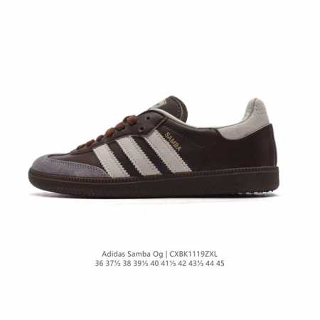 阿迪达斯 德训鞋 Adidas Originals Samba Og Shoes 经典运动鞋小白鞋 T头鞋 男女板鞋 彰显休闲摩登风情的时尚经典鞋。它诞生于50 - 点击图像关闭