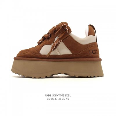 公司级 Ugg雪地靴 低帮短靴厚底增高 时尚舒适女鞋厚底增高长筒靴 俏皮可爱的百变造型， 美国轻奢品牌Ugg 平底系列冬季 雪地休闲保暖毛毛雪地靴。官方同步包装