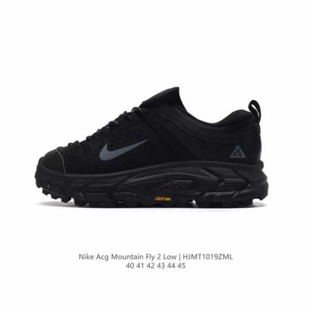 公司级 耐克 Nike ACG Mountain Fly 2 Low耐克户外登山鞋 山脉2代徒步跑鞋 男运动鞋 。采用匠心设计，打造耐穿迅疾风格，让你在沙漠、峡 - 点击图像关闭