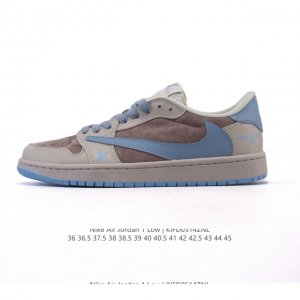 公司级 真标 耐克 Nike Air Jordan 1 Low Og Sp Military Blue Aj1乔1倒勾 2025年新款 蛇年新款 低帮篮球鞋 A