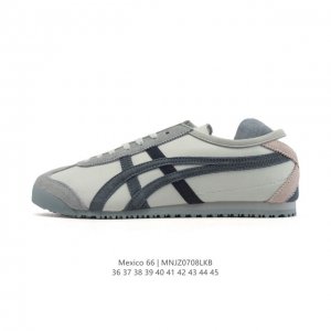 真标 Asics 亚瑟士 男女鞋 配足弓鞋垫 日产经典老牌-鬼塚虎 Onitsuka Tiger Mexico 66经典墨西哥系列复古经典百搭板鞋休闲运动鞋慢跑