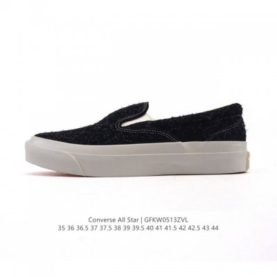 新品 Converse匡威休闲鞋 一脚蹬One Star Cc Slip Pro男女滑板鞋 时尚运动鞋 545C 黑 白Golf Wang 携手 Convers