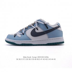 公司级 真标耐克Nike Dunk Svrap系列 缝合怪 不规则 解构绑带 双鞋带 Nike Dunk Scrap Low 低帮男女鞋 彩色拼接运动鞋休闲鞋板