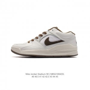 真标 耐克男士运动板鞋 Nike Air Jordan Stadium 90 Stadium 乔丹 Aj 90 篮球鞋。Jordan Stadium 90充满了