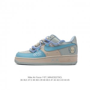 公司级 Af1耐克 Nike Air Force 1 ‘07 Low 空军一号 解构绑带 双鞋带 2024年新款 厚底增高百搭运动板鞋 原楦头原纸板 打造纯正空